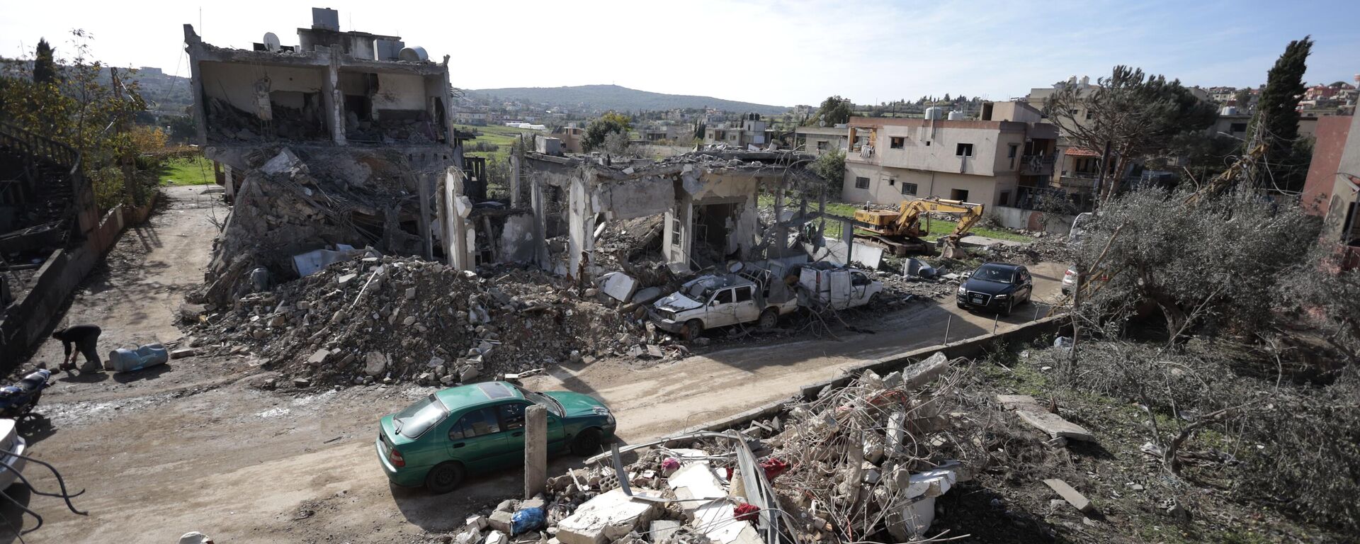 دمار في المباني نتيجة غارة إسرائيلية في بلدة عيتا الشعب جنوب لبنان - سبوتنيك عربي, 1920, 23.03.2024