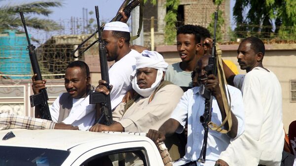 عناصر من المقاومة الشعبية السودانية الداعمة للجيش - سبوتنيك عربي