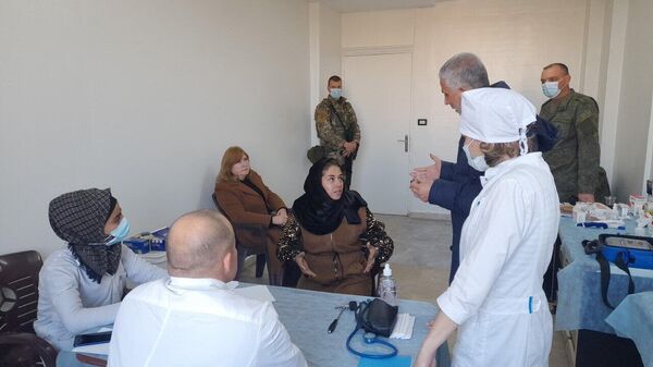 ترحيب شعبي ورسمي بالخدمات الطبية الروسية في مدينة الحسكة - سبوتنيك عربي