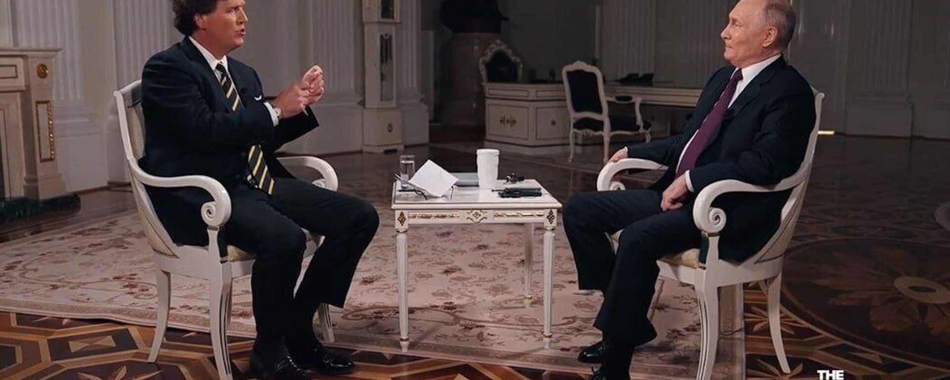 الرئيس الروسي فلاديمير بوتين في مقابلة مع الصحفي الأمريكي تاكر كارلسون، - سبوتنيك عربي, 1920, 09.02.2024