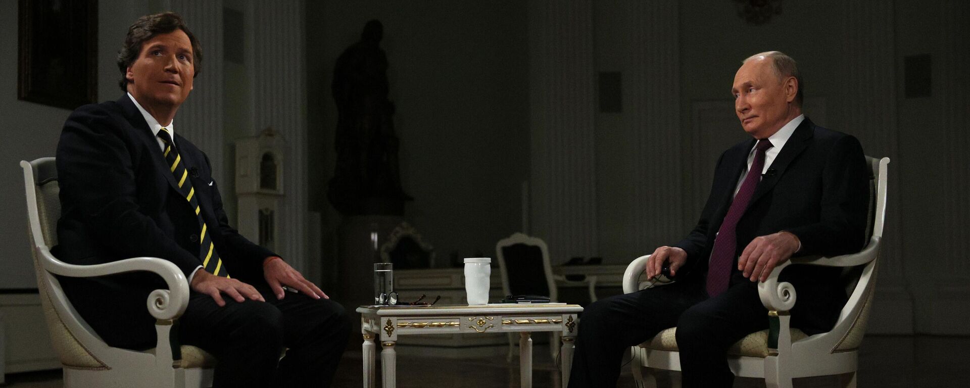 الرئيس الروسي فلاديمير بوتين يجري مقابلة مع الصحفي الأمريكي، مؤسس منصة فيديو شبكة تاكر كارلسون، تاكر كارلسون، الكرملين، موسكو، روسيا 6 فبراير 2024 - سبوتنيك عربي, 1920, 11.02.2024