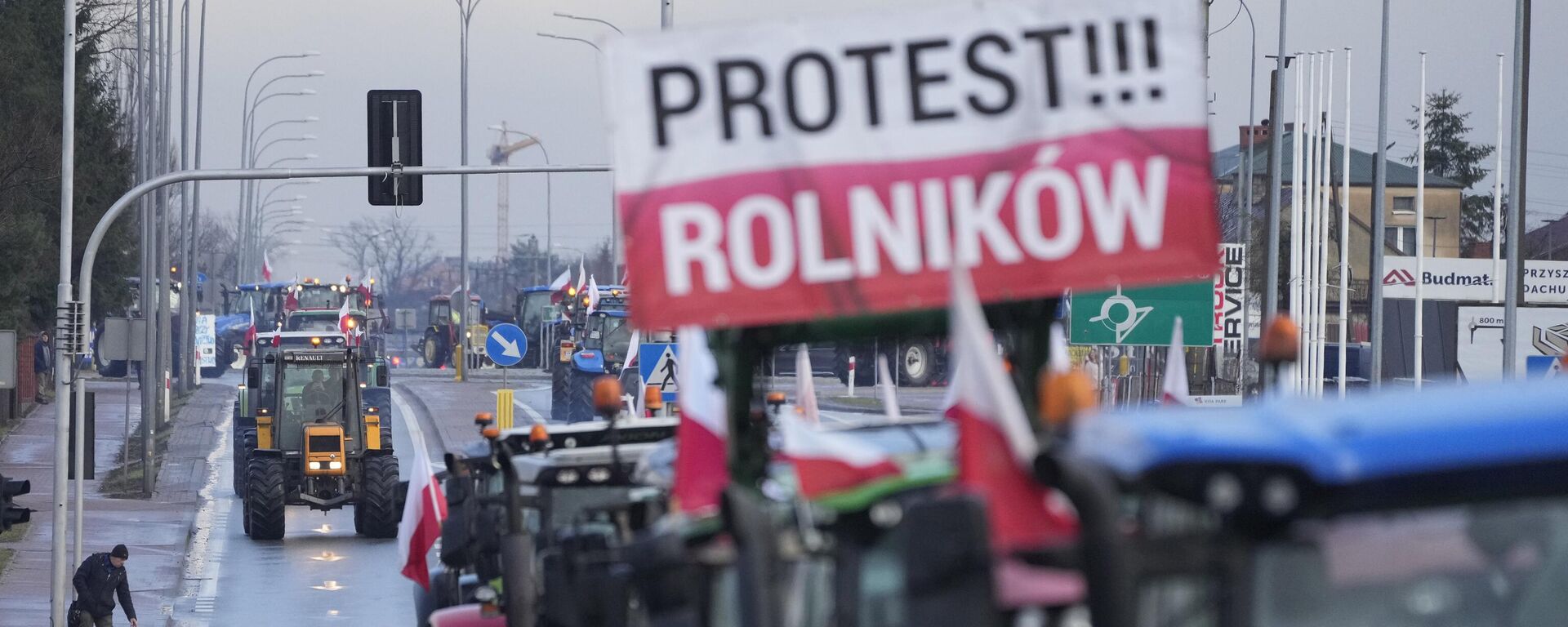 احتجاجات المزارعين البولنديين على الحدود مع أوكرانيا - سبوتنيك عربي, 1920, 03.03.2024