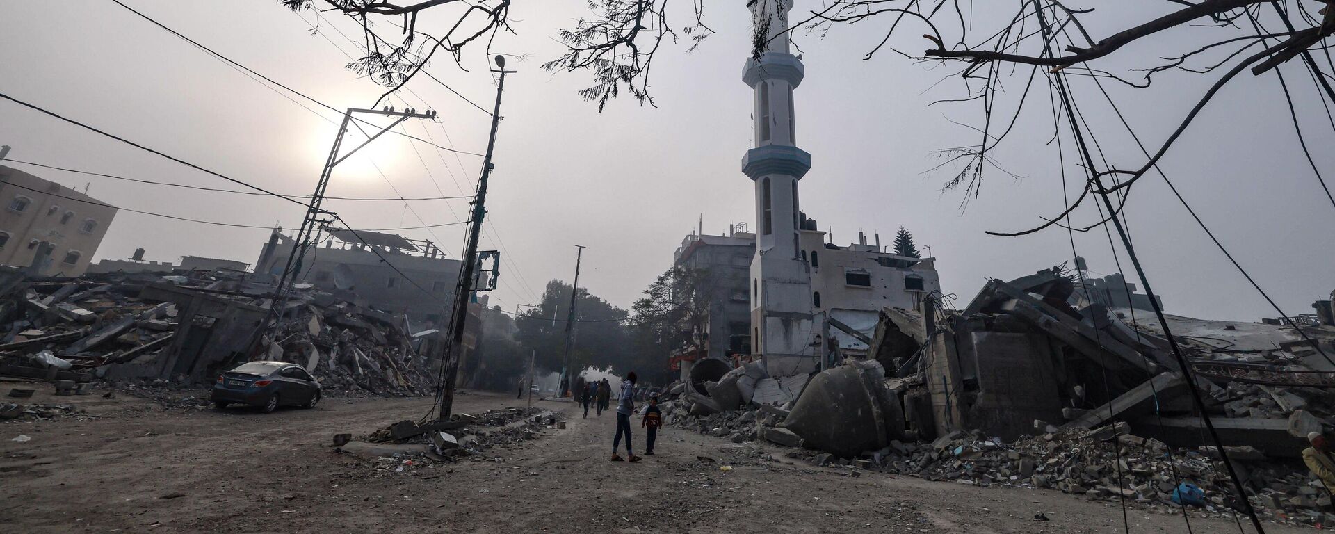 تداعيات القصف الإسرائيلي في رفح، قطاع غزة، فلسطين  - سبوتنيك عربي, 1920, 26.02.2024