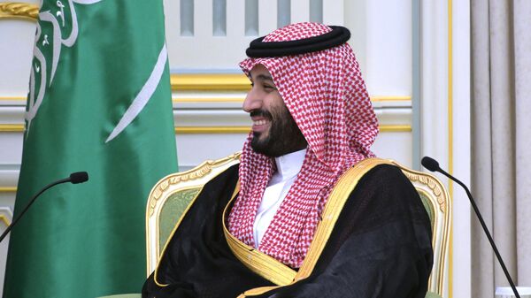 ولي العهد السعودي الأمير محمد بن سلمان خلال حضوره اجتماعا - سبوتنيك عربي