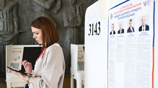 انطلاق التصويت في الانتخابات الرئاسية الروسية 2024 في موسكو، روسيا - سبوتنيك عربي