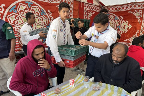 موائد ضيوف الرحمن خلال شهر رمضان في ليبيا - سبوتنيك عربي
