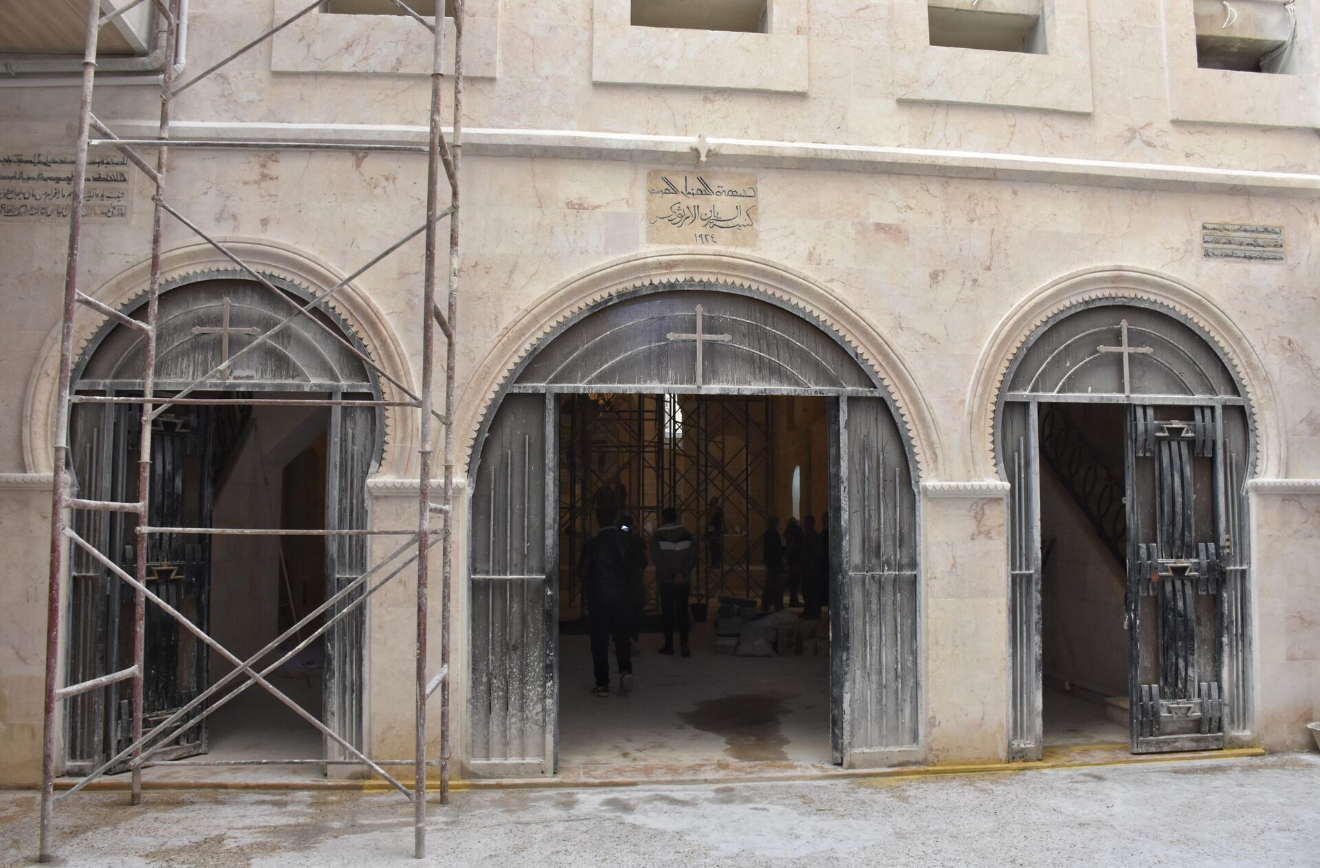 زلزال حلب يكشف عن جدران كاتدرائية قديمة - سبوتنيك عربي, 1920, 22.03.2024