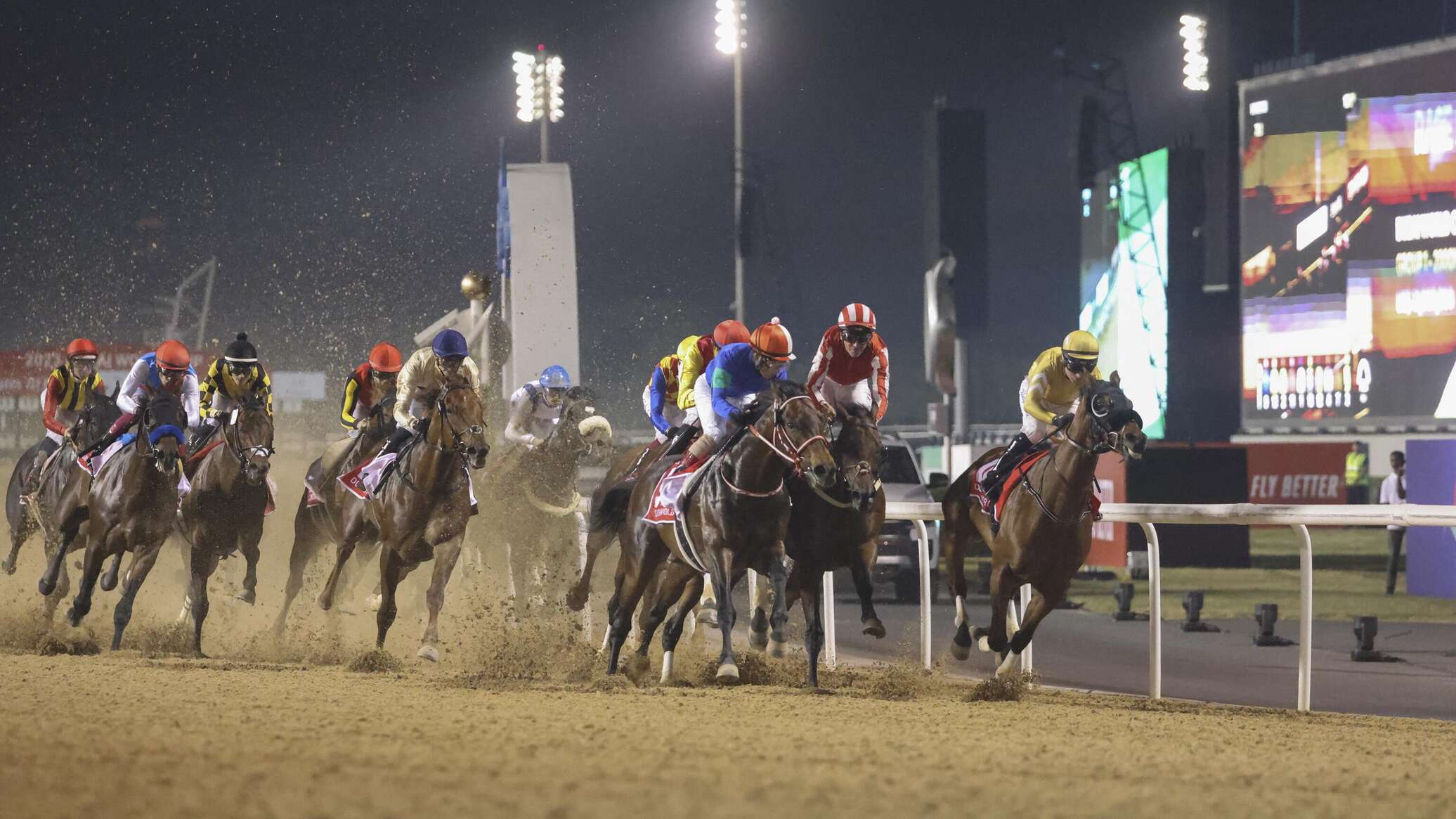 14 دولة تشارك في منافسات "كأس دبي العالمي للخيول"