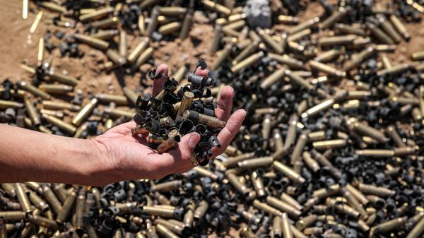 مشاهد للدمار الناجم إثر قصف الجيش الإسرائيلي المستمر في خان يونس، قطاع غزة، فلسطين - سبوتنيك عربي