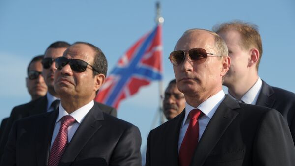 فلاديمير بوتين وعبد الفتاح السيسي - سبوتنيك عربي