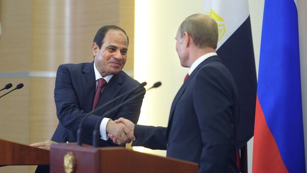 الرئيس فلاديمير بوتين وعبدالفتاح السيسي - سبوتنيك عربي