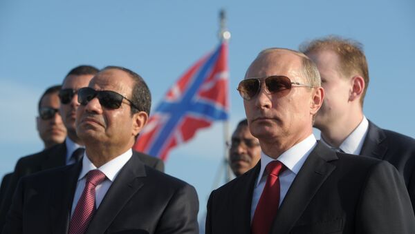 فلاديمير بوتين وعبد الفتاح السيسي - سبوتنيك عربي