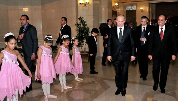 فلاديمير بوتين في القاهرة - سبوتنيك عربي