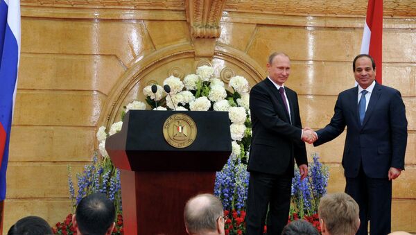الرئيسان فلاديمير بوتين وعبد الفتاح السيسي - سبوتنيك عربي