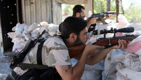 مقاتل من الجيش السوري الحر - سبوتنيك عربي