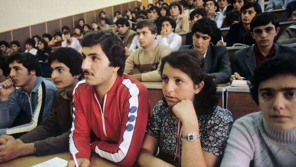 طلاب جامعة - سبوتنيك عربي