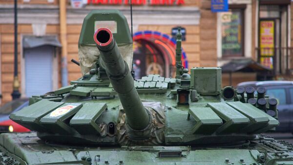 دبابة تابعة للقوات البرية الروسية - سبوتنيك عربي