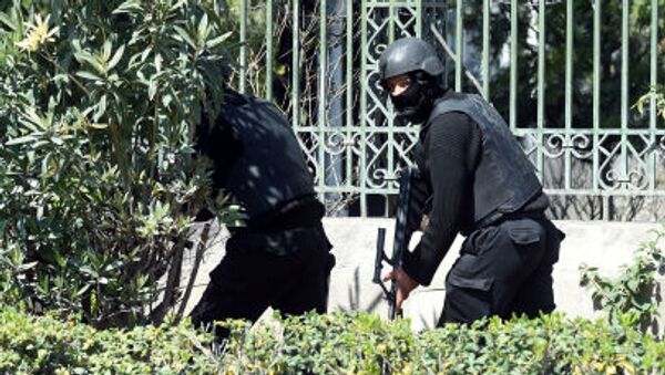 قوات الأمن التونسية عند متحف باردو - سبوتنيك عربي