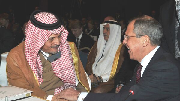 وزيرا الخارجية الروسي سيرغي لافروف والسعودي سعود الفيصل - سبوتنيك عربي