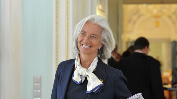 كريستين لاغارد رئيسة البنك المركزي الأوروبي والمديرة السابقة لصندوق النقد الدولي - سبوتنيك عربي
