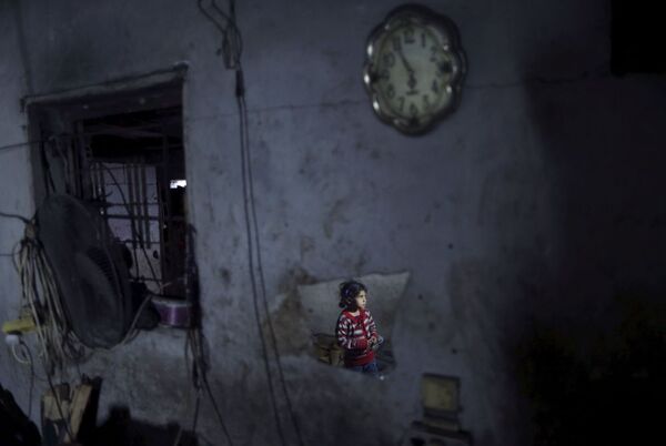 طفلة فلسطينية في قطاع غزة - سبوتنيك عربي