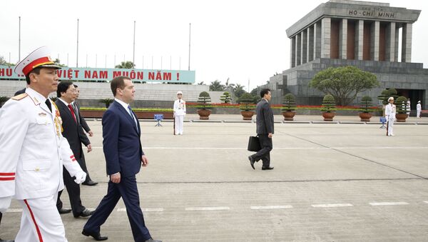 رئيس الحكومة الروسية دميتري ميدفيديف يقوم بزيارة إلى  فيتنام - سبوتنيك عربي