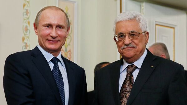 الرئيس محمود عباس والرئيس فلاديمير بوتين - سبوتنيك عربي