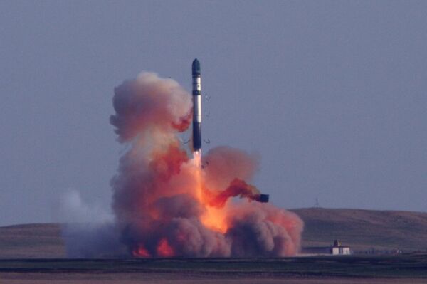 صاروخ نووي لحظة إطلاقه - سبوتنيك عربي