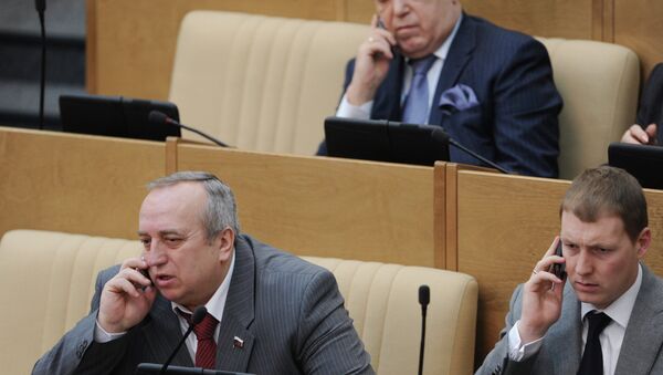 فرانز كلينزيفيتش في جلسة عامة لمجلس النواب الروسي - سبوتنيك عربي