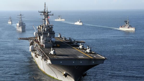 US Navy Ships in Indian Ocean - سبوتنيك عربي