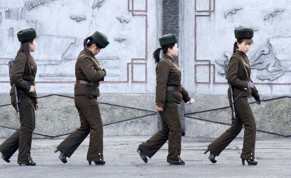 نساء في جيش كوريا الشمالية - سبوتنيك عربي
