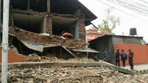آثار الزلزال في نيبال - سبوتنيك عربي