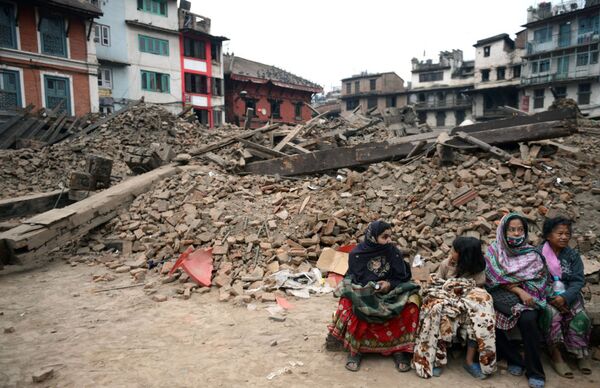 الدمار الناجم عن الزلزال الذي وقع في نيبال - سبوتنيك عربي