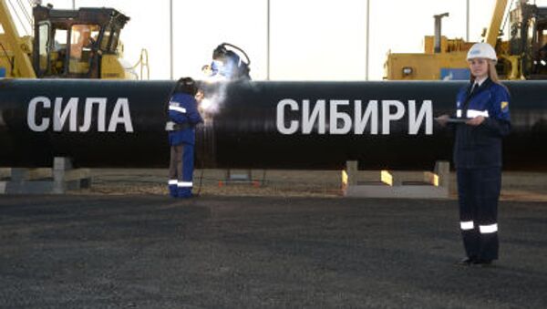 إنشاء خط طاقة سيبيريا لأنابيب الغاز - سبوتنيك عربي