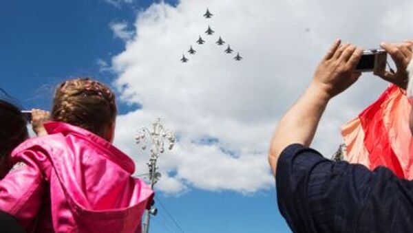 تحضير القوات الجوية الروسية للعرض العسكري بمناسبة عيد النصر - سبوتنيك عربي