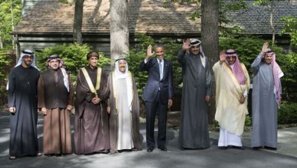 أوباما مع زعماء دول مجلس التعاون الخليجي في كامب ديفيد - سبوتنيك عربي