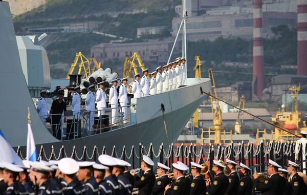 المناورات الروسية الصينية التعاون البحري-2015 - سبوتنيك عربي