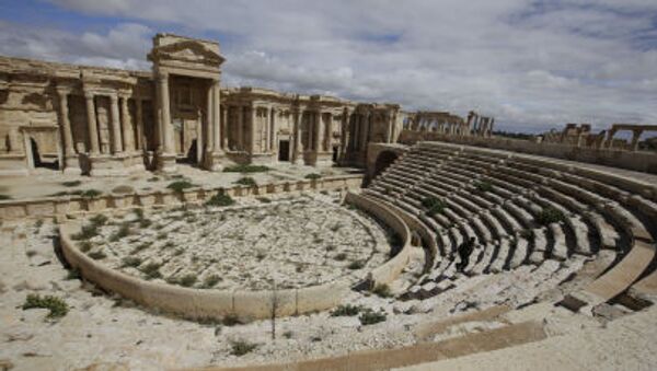 المسرح الروماني فى تدمر بنى فى النصف الأول من القرن الثاني الميلادي - سبوتنيك عربي
