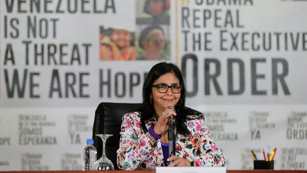 ديلسي رودريغيس، وزيرة الخارجية الفنزويلية - سبوتنيك عربي