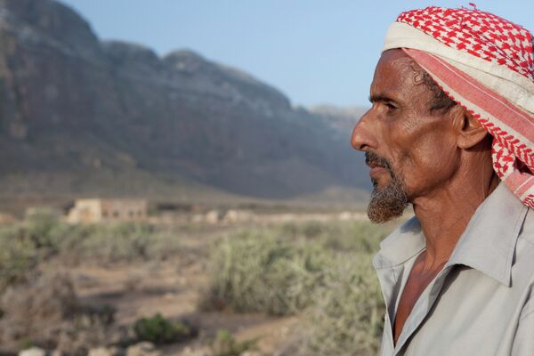 الشيخ نوح، زعيم إحدى القبائل فى سقطري اليمنية - سبوتنيك عربي