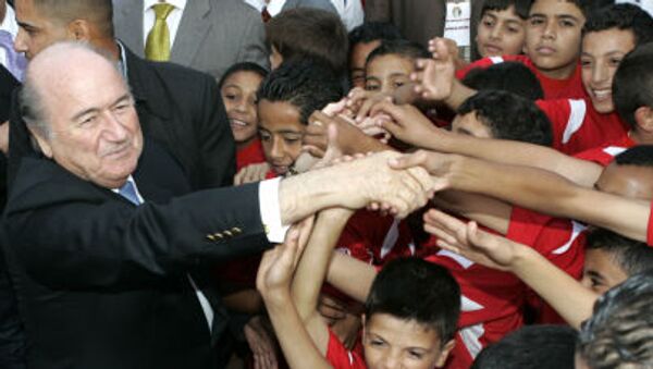 جوزيف بلاتر - رئيس الاتحاد الدولي لكرة القدم الفيفا - سبوتنيك عربي