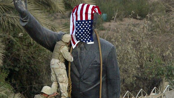 تمثال صدام حسين - سبوتنيك عربي