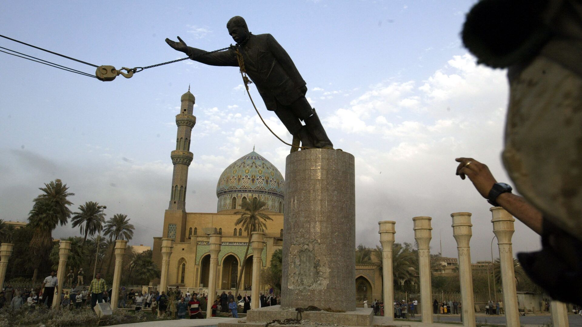سقوط تمثال صدام حسين - سبوتنيك عربي, 1920, 05.02.2023