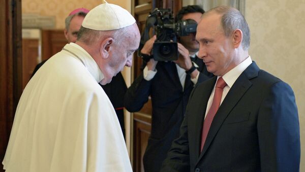 الرئيس بوتين يزور الفاتيكان - سبوتنيك عربي
