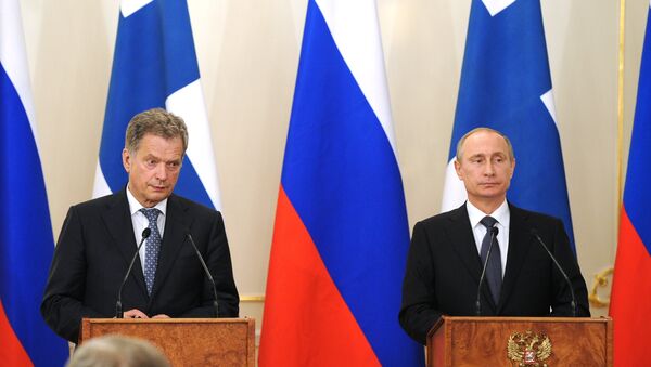 الرئيس فلاديمير بوتين والرئيس الفنلندي ساولي نينيستيو - سبوتنيك عربي