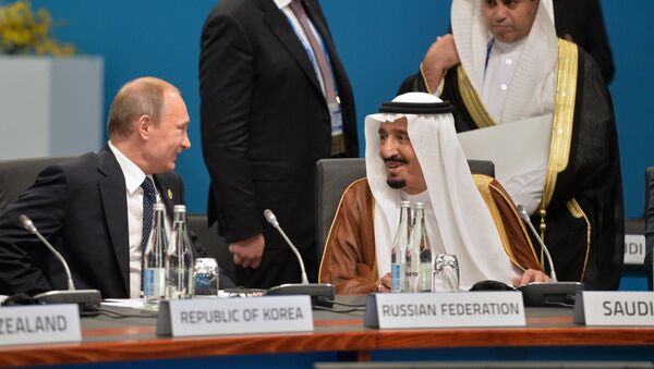 الرئيس الروسي فلاديمير بوتين والملك سلمان بن عبد العزيز - سبوتنيك عربي
