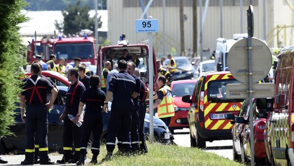 تفجير مصنع للغاز الطبيعي في مدينة إيزير جنوب شرقي فرنسا - سبوتنيك عربي