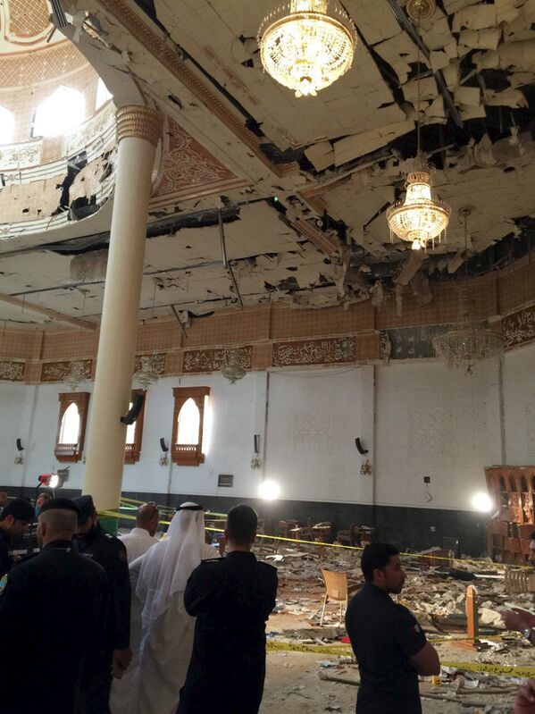 مسجد الإمام الصادق بمنطقة الصوابر في مدينة الكويت  حيث حدث الإنفجار - سبوتنيك عربي