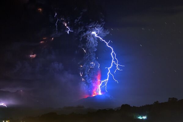 البرق البركاني فى تشيلي - سبوتنيك عربي