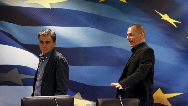 وزير المالية اليوناني إيفكليديس تسوكالوتوس - سبوتنيك عربي